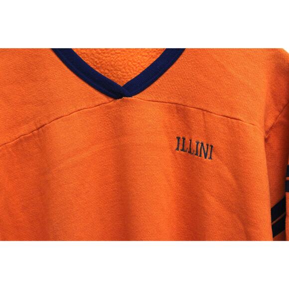 Vintage University of Illinois Fighting Illini Sweatshirt Large - Picture 2 of 7